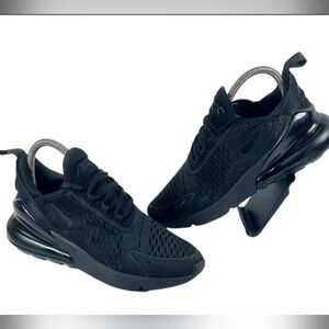 Nike Air Max 270 Women's Size 6.5 Black/Black-Black AH6789 006